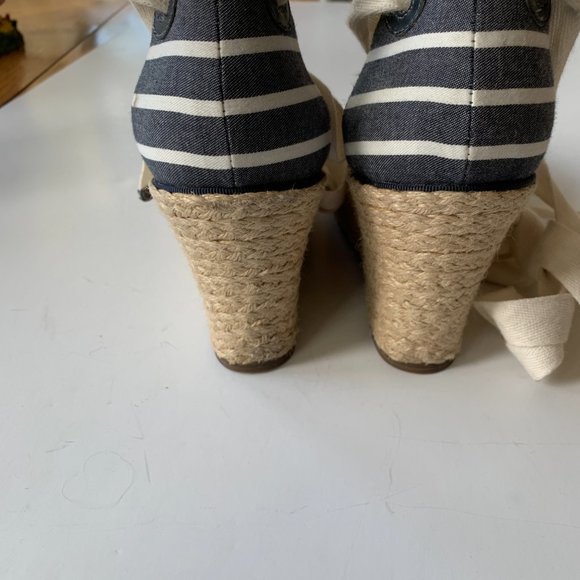 SPERRY Top-Sider Classic Ankle Tied Wedge Sandal Sz 10M - Picture 9 of 11